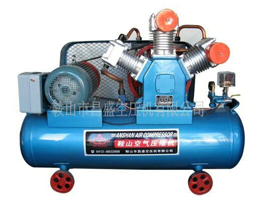 無油潤滑空壓機的工作原理。